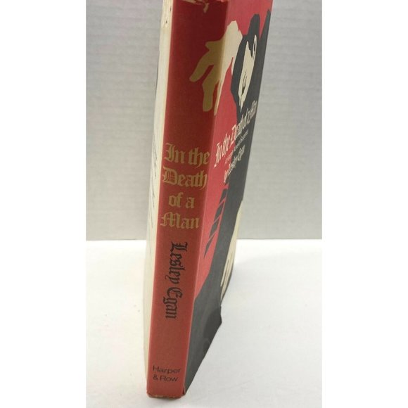 In the Death of a Man by Lesley Egan Suspense Novel Book Club Edition 1970 HCDJ - Picture 9 of 9